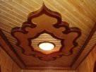 Обивка потолка в деревянном доме